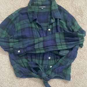 Women’s Crop Top Flannel